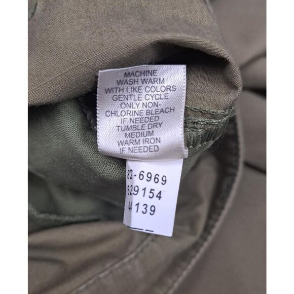 J. Jill Women's Genuine Fit Below Waist Capri Cropped Pants Sz 12 Green - Picture 8 of 11